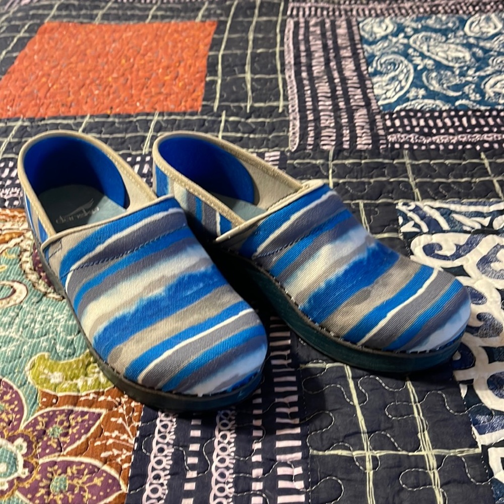 Dansko clogs, like new.